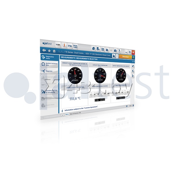 Модуль ПО Jaltest AGV